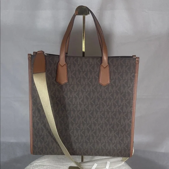 Michael Kors Dark Brown Monogram Briefcase - Picture 6 of 15